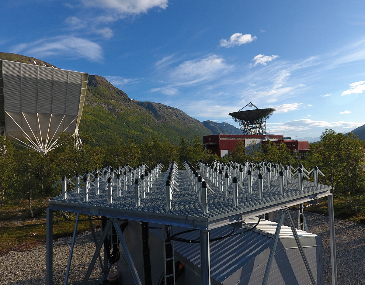 Figure 3 EISCAT 3D test array in Tromsø.